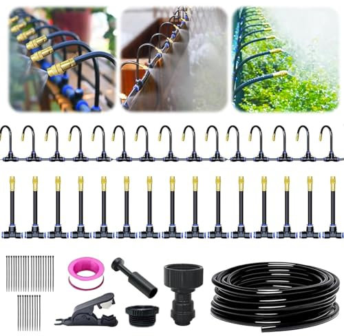 Arc Garden - Kit di irrigazione automatico a 360°, kit per irrigazione a goccia, 5/10/15 m, per irrigazione automatica a goccia, 15 m