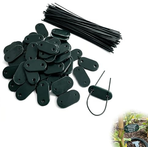 Zolara 100 Pcs Attaches pour Brise-Vue, Attache de Fixation Brise Vue, Kit de Fixation pour Brise-Vue, Compatible avec des Rideaux de Protection de la Vie Privée et des Clôtures de Jardin, Vert Foncé