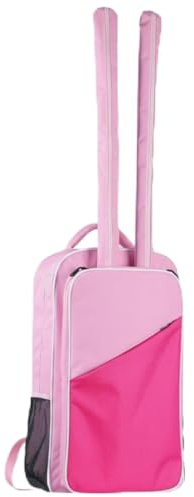 HuadaXtai Sac d'Escrime Multifonction avec Stockage pour Équipement Masque Tenue et Chaussures Double Compartiment pour Deux Fleurets Dos Ergonomique Résistant, Rose