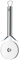 WMF Profi Plus Pizzaschneider 19,8 cm, Pizzaroller, Pizza Cutter, Cromargan Edelstahl teilmattiert, spülmaschinengeeignet