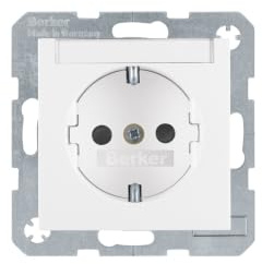 BERKER SCHUKO-Steckdose m. Beschriftung S.1 pwg 47498989