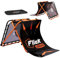 Football Flick Urban Skills Training Rebounder und Netz, Einer Größe, Schwarz/Orange