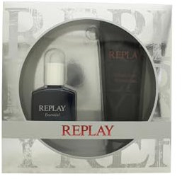 Replay Essential Geschenkset für Ihn (EdT Spray 30ml + Duschgel 100ml)