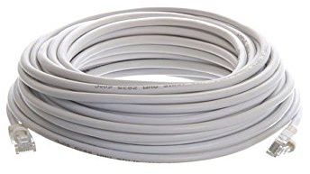 Cables4PC Cat5 RJ45 100' Patch Ethernet Network Cable, White (100FTCAT5WH)