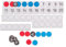 WISSNER 80808 aktiv lernen - Magnetische Lehrer Rechenleiste mit 22 Wendeplättchen und 10 Rechenzeichen