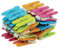 LAGUELLE - 40 Pinces Clips Antiglissantes - Fabrication Française - Assorties Vert, Bleu, Orange, Rose