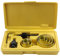 Faankiton 11 Stück Lochsägen Set 19-64mm, Lochsägenschneider-Set, Kohlenstoffstahl Downlights Bohrer Werkzeuge für Holz, PVC-Platten, Gipskarton, Kunststoffplatte (Gelb)