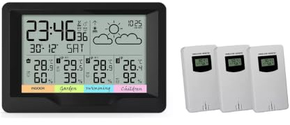 optex station meteo avec 3 sondes exterieures (990045)