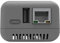 WAITLOVER Kabelloser Mini-Druckserver-Adapter für USB-Drucker, USB-2.0-Anschluss, schneller 10/100 Mbit/s, RJ-45-LAN-Port, Ethernet-Druck, graue WLAN-Version