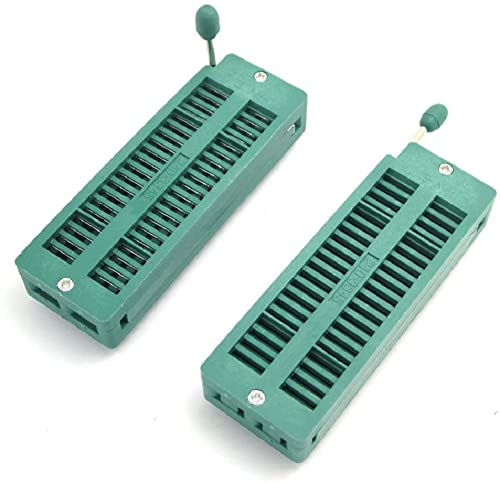 Fasizi 2PCS Universal 40-Pin ZIF DIP IC Test Board Socket