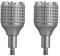 Joystick de repuesto compatible para DJI RC PRO, Joysticks de control remoto de pantalla de varilla de pulgar Rocker Sticks para drone mando a distancia (Plata)