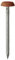 Timco - Nägel mit Polymerkopf – A4 Edelstahl – Tonbraun (Größe 50 mm – 100 Stück)