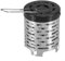 Hasaller Mini chauffage de camping - Résistant à l'usure - Chauffage à gaz portable en acier - Accessoires de camping