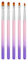 YOYEAH Lot de 5 pinceaux à ongles professionnels pour gel et acrylique pour ongles - Pinceau gel pour modelage des ongles - Pinceau acrylique pour ongles - Set de pinceaux pour ongles en gel