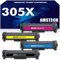 305X CE410X Toner Kompatibel für HP 305X 305A CE410X CE410A Laserjet Pro 400 Color M475dw M475dn M451nw M451dn M451dw M475 Laserjet Pro 300 Color M351a M375nw M375 M351 CE411A CE412A CE413A, 4-Pack