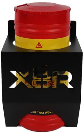 Hand Wipe Cylinder Round Holder Organiser Trade Rack Mount Bracket Compatible With Big Wipes Wonder Wipes OX Trade Eco-Tuff. Heavy Duty Steel