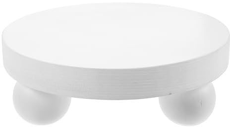 BESPORTBLE Wooden Photography Prop Small Round Stool Mini Bench Photo Shoot Decor Small Wooden Riser Suitable for Studio and Home Use