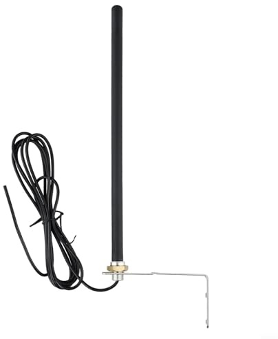 Antenna ricevitore esterna 433,92 MHz con cavo da 2 m per GTO Smart Gate Opener, portata fino a 250 m, ABS e metallo resistente alle intemperie, montaggio a vite per cancello automatico