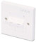 LINDY CAT5e Single Wall Plate with 2 x Angled RJ-45 Shuttered Socket Unshielded