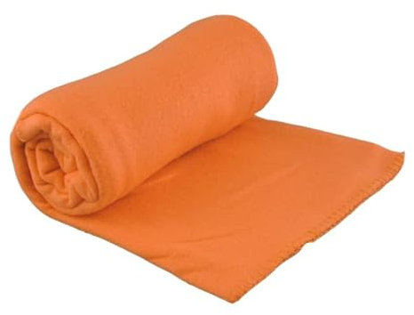 CB Home & Style Fleecedecke Uni 130 x 170 cm Orange