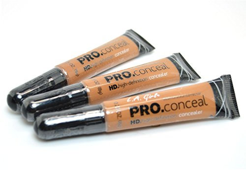 L.A. Girl Pro Concealer 3 x GC983 Fawn HD. High Definition Liquid Concealer by LAGIRL