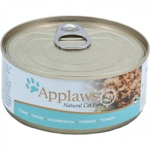 24 x Applaws Thunfischfilet 70 g, Nassfutter, Katzenfutter