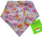 Dimples Hundehalstuch - Flamingo türkis pink - Halstuch für kleine mittlere und Grosse Hunde Welpen und Katzen - Hunde Besitzer Geschenk - Handgemachtes Hunde Accessoire 30cm