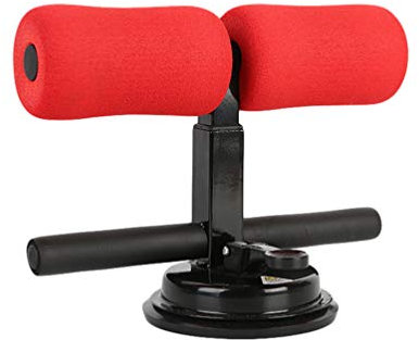 Wenchuang Erwachsene Gesundes Bauchverlieren Gewichtsübungsgerät - Heimübung Tragbare selbstsaugende Situp-Stange (Schwarz#2, One Size)