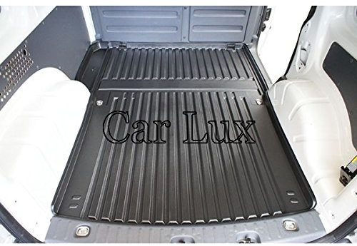 Car Lux AR14403 - Alfombra Bandeja cubeta Protector Cubre Maletero Zona de Carga para Caddy Furgoneta furgon Desde 2003-
