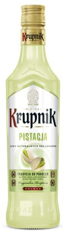 Krupnik Pistachio Liqueur - Sweet and Nutty Polish Creamy Vodka Liqueur, Crafted from Cream, Milk and Vodka, Perfect for Sipping, Cocktails, Coffees, Ice Creams and Desserts 16% ABV, 50cl