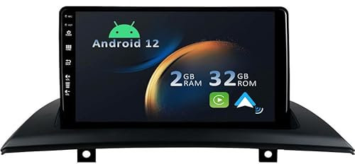 YUNTX Android 14 Radio avec Navigation pour BMW X3 E83 (2004-2012): [Intégré CarPlay/Android Auto/GPS] -IPS 9 Écran Tactile-Dab/Bluetooth 5.0/WiFi/2 Din/Commande au Volant/USB/WiFi/4G