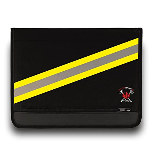 Feuerwehr Schreibmappe / ohne Text / Einsatzorganizer HuPf Style mit Reflexstreifen auch für THW Rettungsdienst