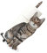 Allayu Porte-Serviettes en Papier Pratique métal détachable Chat Design décoration All-Match légèreté Porte-Rouleau Toilette, Gris