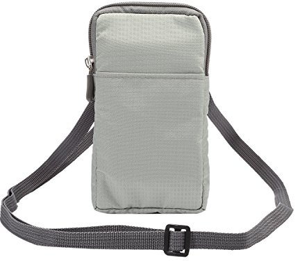 Cell Phone Waist Pack Women, Crossbody Cell Phone Bags for Women | 6.5 Outdoor Travel Nylon Zipper Cellphone Shoulder Messenger Bag Smartphone Waist Pouch Wallet with Belt Loop Carabiner Hook