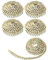 Sadnyy - 600 clavos de techo de bobina de 3/4-1-1/4 pulgadas, clavos de techo de bobina de 15 grados, clavos de revestimiento de acero inoxidable con vástago de anillo liso para material de