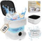 Portable Mini Waschmaschine Mit Schleuder - 14L 40W Camping Waschmaschine Mini Washing Machine Faltbare, Kleine Waschmaschine Mobile Waschmaschine für Camping Reise(Ultra-Reinigung)