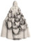 ERSDWRE Hand Drawn Teapots And Cups Unisex Hooded Cloak Cape For Halloween Cosplay Costumes Robe Carnival Witch Vampire