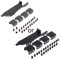 1 Pack 3 Fan Mount Rack PCI Slot Bracket Video Card Support 9cm/12cm Fan Computer Radiator Holder