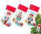 Lot de 3 bas casse-noisettes élastiques pour décoration de sapin de Noël, décorations de Noël pour entrée