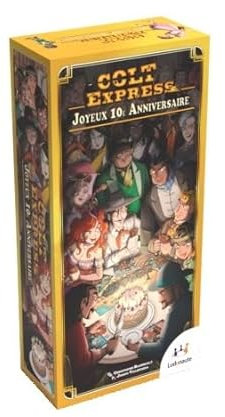 Jeu d'ambiance Ludonaute Colt Express Joyeux 10e anniversaire