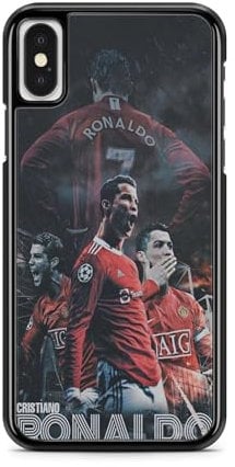 Générique Phone Case Compatible with iPhone XR Legend Football Gold Ronaldo Messi Neymar Mbappe Ref 5761