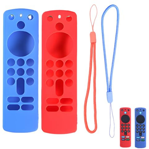 GXGM 2 Piezas Funda protectora del control remoto (Rojo y azul)