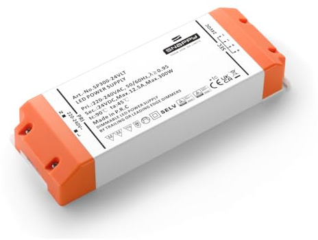 LED Trafo Netzteil 300W, 24V, Phasenabschnitt Dimmbar LED Power Supply