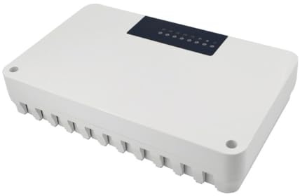 URPIZY 8-Zonen Zentralheizungsregler CCT-28 für Fußbodenheizung, 8-Kanal Thermostat Steuergerät mit LED-Anzeige, kompatibel mit Heizkesseln, Wärmepumpen und Wasserpumpen, unterstützt bis