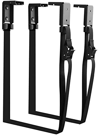 Wandmontierte CPU-Halterung, verstellbarer Gurt und PC-Gehäuseständer aus Stahl mit Aufbewahrungstasche, passend for die meisten Desktop-Tower-PC-Ständer(Without Bag)