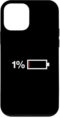 Icône de Batterie 1% Coque pour iPhone 12 Mini