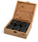 WellTouch Hot Stone Massage Steine Set | 18 Steine | Heiße Massagesteine aus Basalt | Mit dekorativer Bambuskiste | Wellness Wärme-Behandlung | Massagetherapie