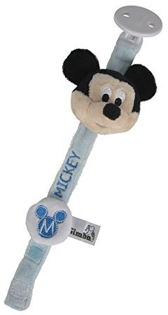Simba 6315874807 - Disney Mickey Maus, Schnullerband, 20 cm, blau