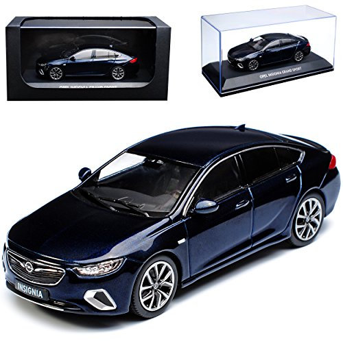 Kyosho Opel Insignia B Grand Sport Limousine Dunkel Blau Ab 2017 1/43 i-Scale Modell Auto mit individiuellem Wunschkennzeichen