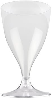 Générique - 20 Verres RÉUTILISABLES VIN Eau 20CL Transparent